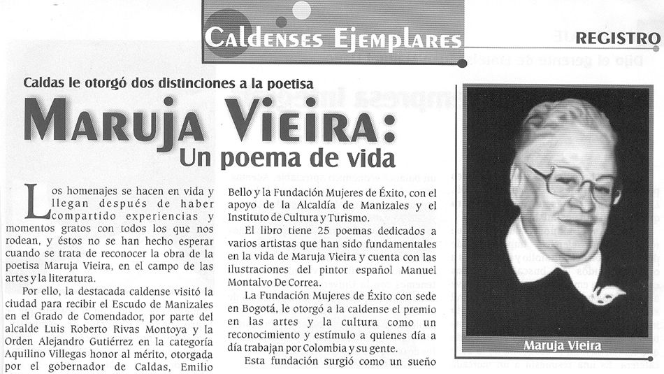Maruja Vieira: Un poema de vida.